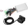 Vbest life Motor E-Bike Controller,24V-48V Brushless Motor Speed Controller and Waterproof LCD Display Panel for Electric Scooter(350W24V)