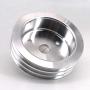 KIPA Aluminium triple groove crankshaft pulley For SB Chevy SBC 350 Crank SWP Short Small Block Chevy with a Short Water Pump 6.6