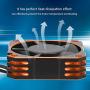 21000RPM RC Motor Cooling Fan, 8.5V 35MM Brushless RC Motor Heatsink, ESC Cooling Fan Heat Dissipation for 1/10 1/12 1/8 RC Car Sensored Brushless Motor(Orange)