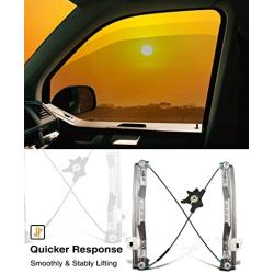 A-Premium Power Electric Window Regulator without Motor Compatible with Town & Country Dodge Grand Caravan Ram C/V Volkswagen Routan 2008-2018 Front Passenger Side