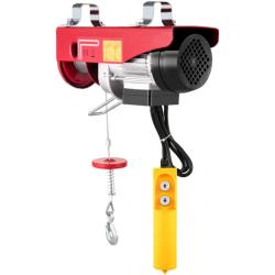 Happybuy 440 LBS Lift Electric Hoist, 110V Electric Hoist, Remote Control Electric Winch Overhead Crane Lift Electric Wire Hoist for Factories, Warehouses, Construction, Building, Goods Lifting