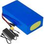 TGHY 48V 20Ah E-Bike Lithium Battery 20000mAh Rechargeable Lithium-ion Battery for Replace Lead-Acid Battery for 1200W Motor for Electric Scooter Electric Motorcycle with BMS and Charger