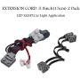 YYUNA Power Functions Motor Kit, 6Pcs Building Blocks Power Kit with 2Medium Motor, 1Battery Box, 15CM Extension Cords, LED Lights, Programming Education Toys Accessories