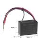uxcell Ceiling Fan Capacitor CBB61 3.5/4/2.5uF 250V AC 4 Wires Metallized Polypropylene Film Capacitor 47x34x22mm for Electric Fan Pump Motor Generator 3Pcs