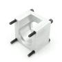 Nema23 Stepper Motor Mount Base 57 Stepping Motor Bracket Clamp Support Holder with 4pcs Installation Screws Aluminium Oxide for CNC Router Machine