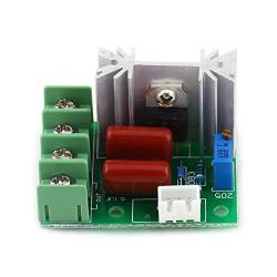Rotary Potentiometer Voltage Regulator SCR Controller Speed Controller Light Dimmer, AC 50-220V 2000W Regulator Controller Light Dimmer, for Controlling Pressure, Brightness, Speed or Temperature
