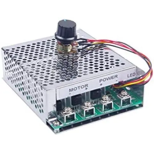 KNACRO Brushed DC Motor Controller DC 9-55V 60A PWM stepless Electronic Speed Control Switch 12V 24V 36V 48V Maximum Power 3300W