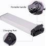 Jieoto Ebike Battery 36V Electric Bike Battery 48V Folding E-Bikes Built-in Battery Pack with Charger for 1000W 750W 500W 400W 250W 200W Bike Motors