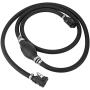Marine Fuel Line Assembly, Yctze Marine Johnson 3/8in Boat Motor Fuel Gas Hose Line Assembly Primer Bulb Connector Black Primer Bulb Connector Johnson Gas Lineboat