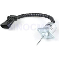 6691498 1503ES-12A5UC4S 1G925-60011 12V Shut Off Solenoid - SINOCMP CP-U0328 Stop Shutdown Solenoid For Bobcat S185 Skid Steer Kubota Engine, 3 Month Warranty