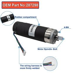 287298 RV in-Wall Slide Out Motor,12V DC 500:1 High Torque Gear, Ratio OEM 10MM, Compatible with Lippert LCI Schwintek, RV Slide Out Motor Slide System, for Travel Trailer and Camper