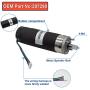 287298 RV in-Wall Slide Out Motor,12V DC 500:1 High Torque Gear, Ratio OEM 10MM, Compatible with Lippert LCI Schwintek, RV Slide Out Motor Slide System, for Travel Trailer and Camper