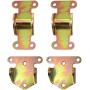 Tektall Solid Steel Motor Mount Engine Bracket Kit for SBC BBC Chevy Frame Mount Rat Hot Rod