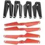 Parts & Accessories RC Drone Parts VISUO XS809W XS809HW XS809 XS809S /XS809 Series RC Quadcopter Spare Spindle Geared Motor Engine Propeller ect. - (Color: Set 1)
