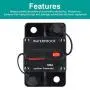 100 Amp Circuit Breaker,Waterproof,with Manual Reset,12V-48V DC, for Car Marine Trolling Motors Boat ATV Manual Power Protect and Automotive Marine Boat Audio System Protection