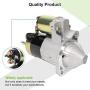 SCITOO Starters 17764N SMN0004 fit for Hyundai Santa FE 2.7L 2001-2006 3.5L 2003-2006 Sonata 2.5L 1999-2001 2.7L 2002-2005 Tiburon 2.7L 2003-2008 Tucson 2.7L 2005-2008 XG300 3.0L 2001