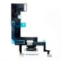 Johncase OEM Original Charging Port Dock Connector Flex Cable + Microphone + Vibrating Motor Buckle Replacement Part Compatible for iPhone XR All Carriers (White)