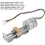 Mini Linear Lead Screw Nut Slider 2‑Phase 4‑Wire Stepper Motor Linear Screw Slide Table Slider Stroke 34mm