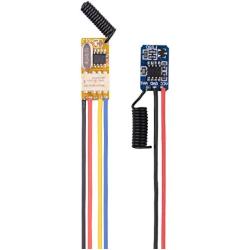 3.7-12V Wireless Remote Control Switch Mini Small PCB 433mhz RF Transmitter,3V -12V Battery Power Circuit Micro Controller for DIY