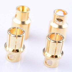 Vehicles-OCS 180A 8.0mm Gold Plated Bullet Banana Plug rc Connectors for Battery,Charger,Motor,ESC,RC Planes Cars Boat Drone