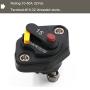 T Tocas 32V DC Circuit Breaker with Manual Reset Button Switchable 12V 24V 15A T3