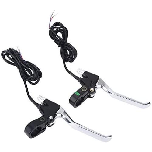 1 Pair 2 Wires Universal Left Right Brakes E Bike Brake Lever V Brake Lever Replacement Parts
