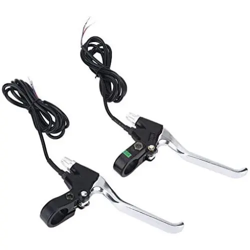 1 Pair 2 Wires Universal Left Right Brakes E Bike Brake Lever V Brake Lever Replacement Parts
