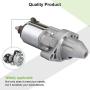 SCITOO Starters New Compatible for Honda for Accord 2003-2005 Element 2003-2006 2.4L w/MT 17869N SMT0288 06312RAA505 31200RAA-A01 M0T20371