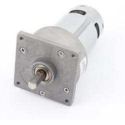 uxcell DC 24V 600RPM Magnetic High Torque Electric Gear Box Motor