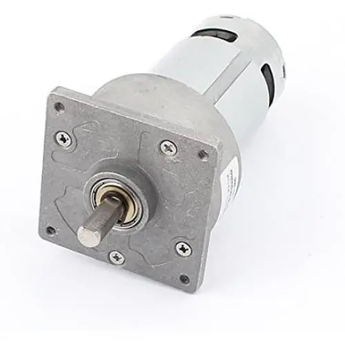 uxcell DC 24V 600RPM Magnetic High Torque Electric Gear Box Motor