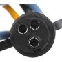 attwood 7647-7 Heavy-Duty Trolling Motor Connector, Male Plug, Motor Side, 6-Inch Harness with Butt Connectors, 10-Gauge Wire, One Size (7647-5)
