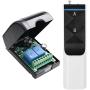 ZABLL 12V Wireless Remote Control Switch 2-Channel 433Mhz Remote Relay Switch 4000ft Long Range Transmitter for Garage Door, Household Appliances and More Application