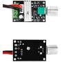 QWORK 80W 6V 12V 24V 28V 3A PWM Speed Control Reversible Switch Adjustable DC Motor Speed Controller 1203BB DC Motor Driver Commutation Reversing, 2 Packs