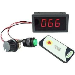 DollaTek 6V 12V 24V 5A PWM DC Motor Speed Controller with LED Digital Display IR Remote Control Regulator