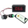 DollaTek 6V 12V 24V 5A PWM DC Motor Speed Controller with LED Digital Display IR Remote Control Regulator