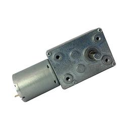 BEMONOC High Torque 12V 9 RPM Motor Small Worm Geared Reducer Motor with Metal Gear Box
