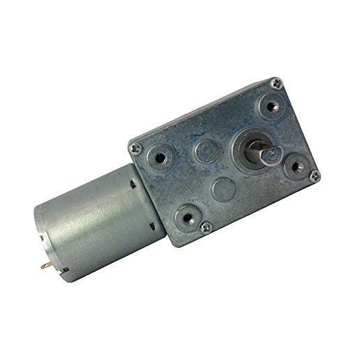BEMONOC High Torque 12V 9 RPM Motor Small Worm Geared Reducer Motor with Metal Gear Box