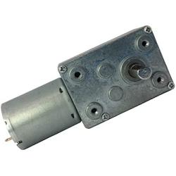 BEMONOC 12V Small DC Worm Geared Motor 64 RPM Metal 6mm Shaft for DIY Parts