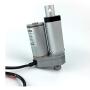 12V 1 Inch Stroke Linear Actuator 200lbs（900N）Maximum Lift with Mounting Brackets 5mm/s