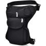 Augot Canvas Drop Leg Bag for Men Women, Multifunction Tactical Thigh Drop Leg Thigh Bag, Thigh Fanny Pack Motorcycle Leg Bag, Drop Hip Bag Thigh Purse for Men Women Outdoor Motor Bike Cycling Hiking