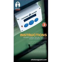 ChickenGuard Standard Automatic Chicken Coop Door Opener, Timer Only, Lifts Pop Hole Door up to 1kg