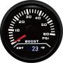 MOTOR METER RACING Universal 2 in 1 Waterproof EGT & Boost Gauge Kit Exhaust Gas Temperature Pyrometer IP-67 Rustproof UV Protection Anti-Fog 1600F 60PSI Black Dial Rim 2-1/16