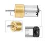 DC 6V Gear Motor, 14MM N20 High Torque Electric Micro Speed Reduction Geared Motor for Robot DIY (600RPM)