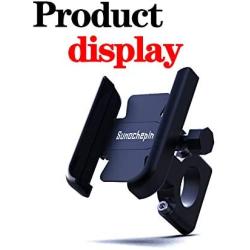 All Metal Road Motorcycle/Bycicle Phone Mount, Mountain Bike Phone Mount, Extreme Strong with All Stainless Steel Body, Rock Solid Holder for Regular and Plus Sized iPhone and Samsung Devices.