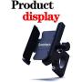 All Metal Road Motorcycle/Bycicle Phone Mount, Mountain Bike Phone Mount, Extreme Strong with All Stainless Steel Body, Rock Solid Holder for Regular and Plus Sized iPhone and Samsung Devices.