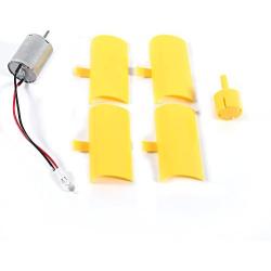DIY Kit Small Motor Vertical Wind Turbines Blades Breeze Electricity Generator