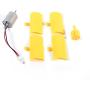 DIY Kit Small Motor Vertical Wind Turbines Blades Breeze Electricity Generator