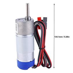 Encoder Motor, 12V DC Brushed Hall Effect Encoder Motor All Steel Spur Gearmotor 100rpm Fits for Tetrixrobotics Pitsco Robot Parts