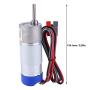 Encoder Motor, 12V DC Brushed Hall Effect Encoder Motor All Steel Spur Gearmotor 100rpm Fits for Tetrixrobotics Pitsco Robot Parts