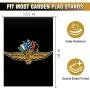 Indy 500 Flag - Indy 500 Garden flag, Indy 500 Decorations, Indianapolis Motor Speedway Flag Garden Flag (Black)